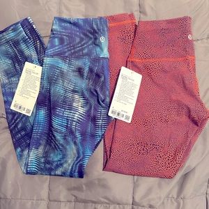 Lululemon Pair of Wunder Train HR 25” Leggings